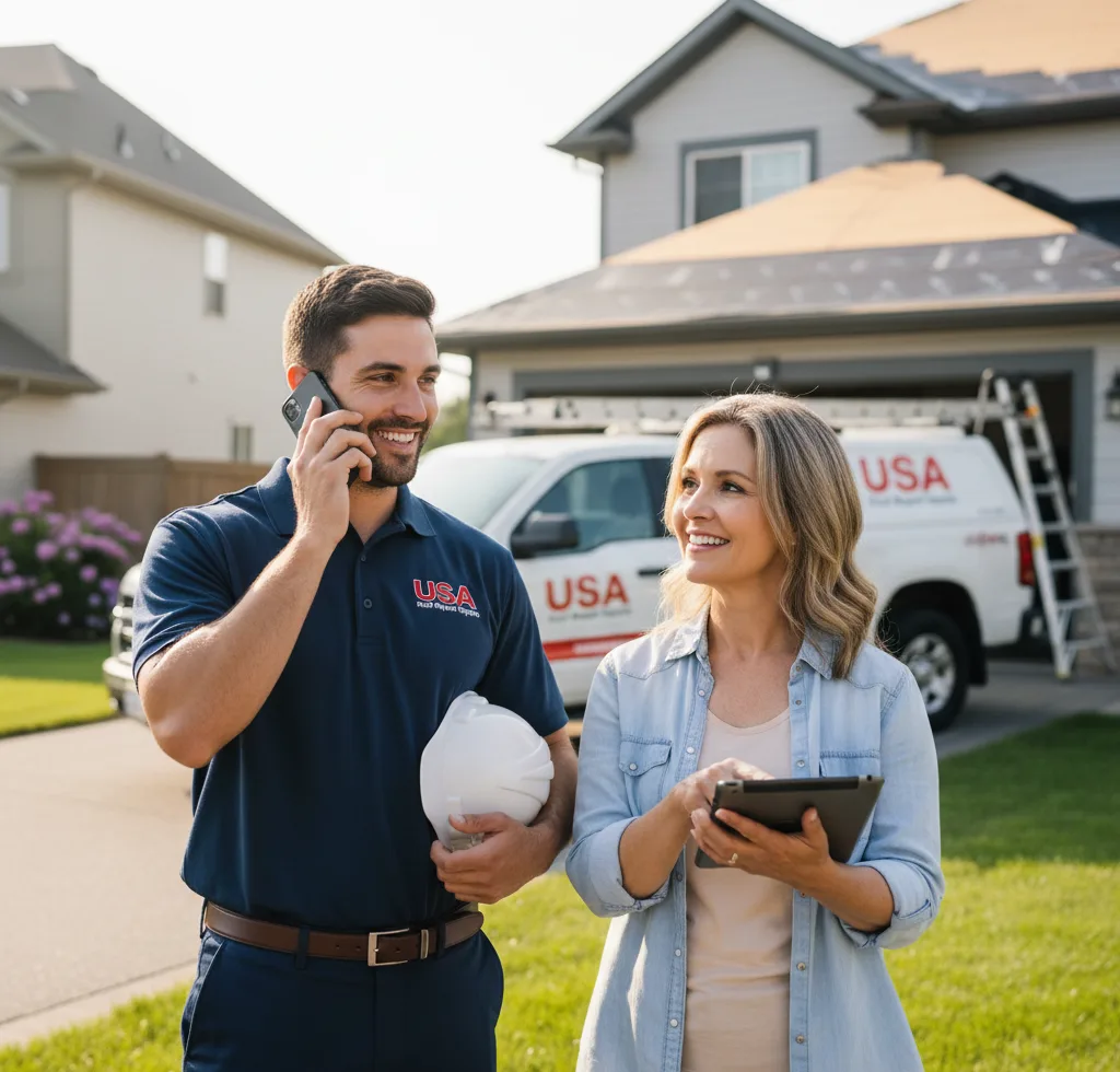 USA Roof Repair Experts customer support in Kendallville